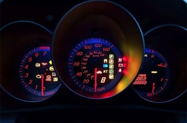 Расшифровка индикаторов приборной панели Mazda Demio 3 поколение